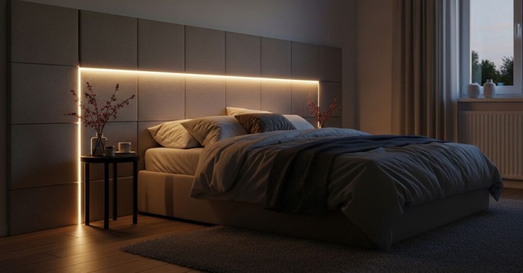 IKEA Headboard Hack with LED Backlighting