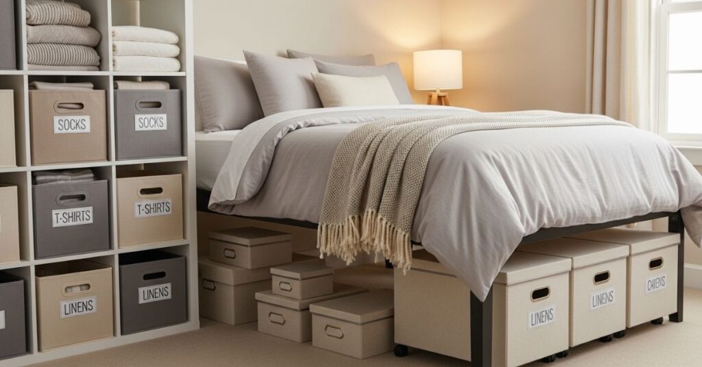 IKEA Under-Bed Storage Hack for Tiny Rooms