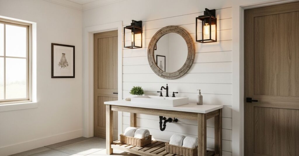 Lantern-Style Farmhouse Fixtures