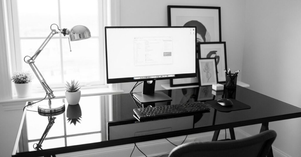 Modern Desk Setup Ideas with Sleek Design