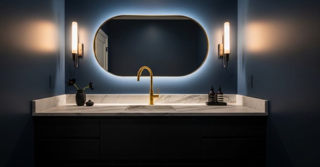 Moody Dark Powder Room Designs