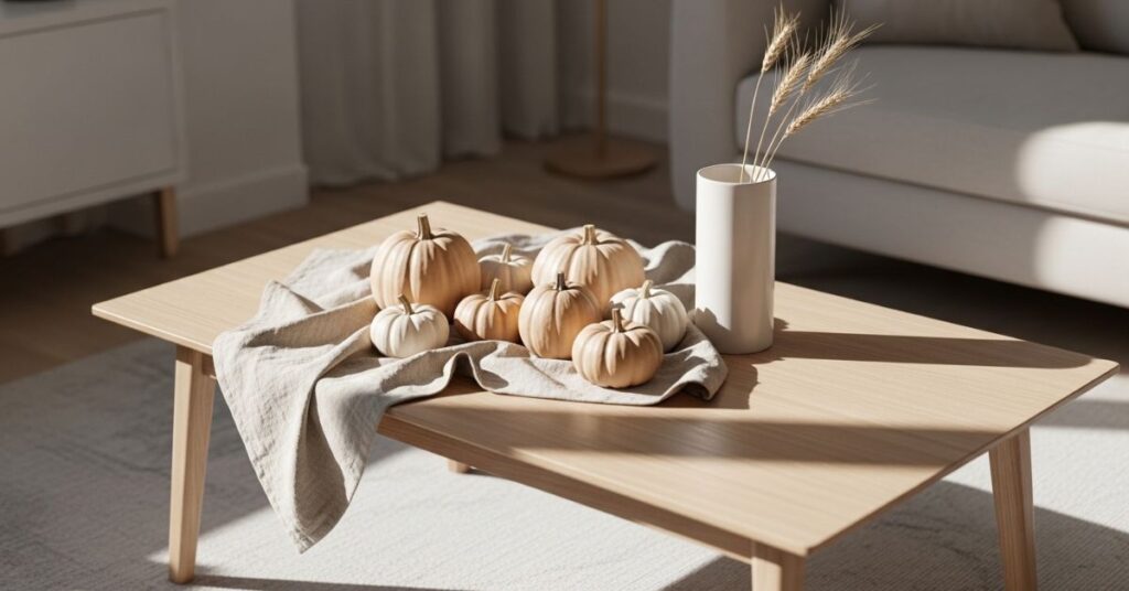 Neutral-Toned Autumn Minimalist Setup