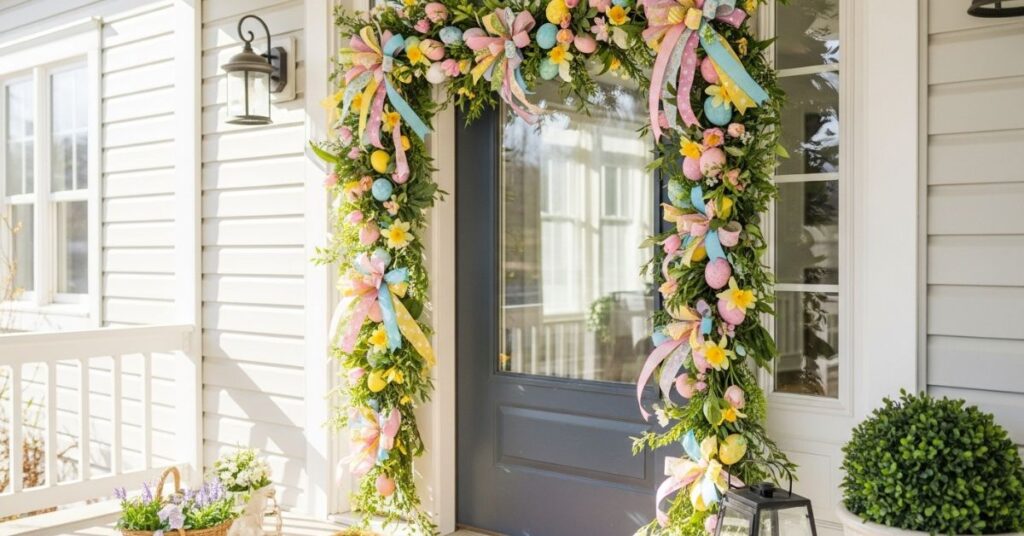 Pastel Egg Door Garland