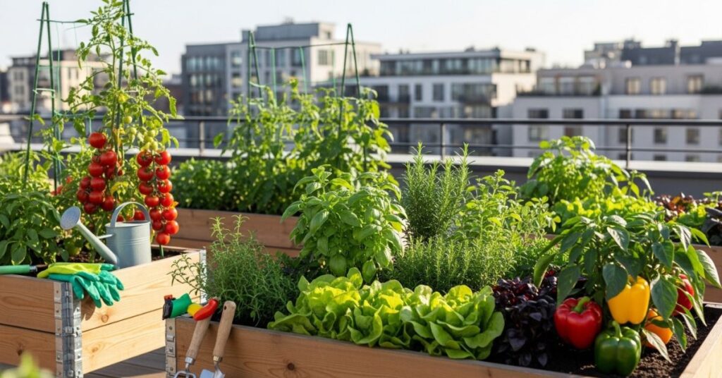 Rooftop Vegetable Garden