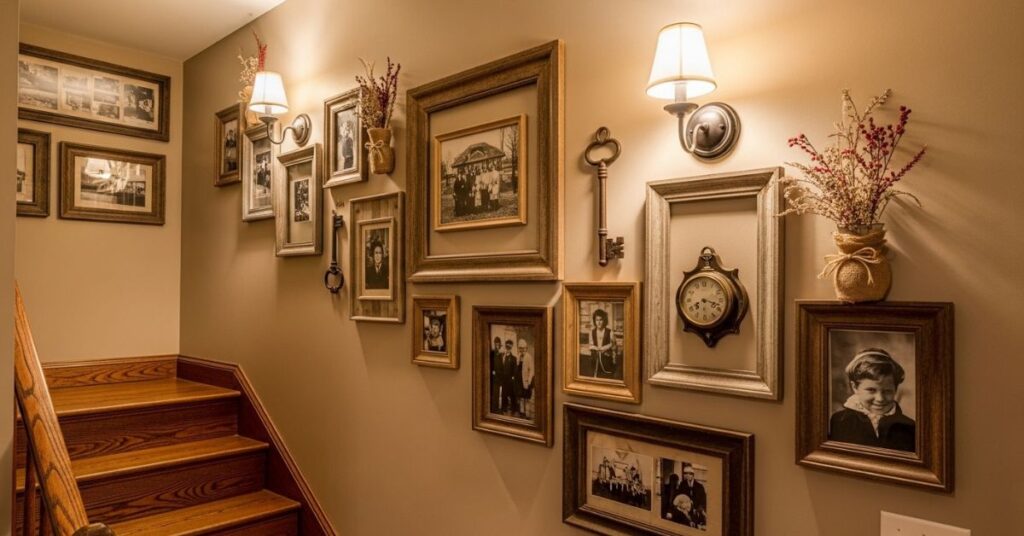 Rustic Wooden Frames and Vintage Decor