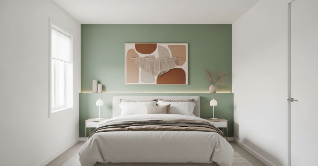 Sage Green Accent Wall for a Subtle Statement