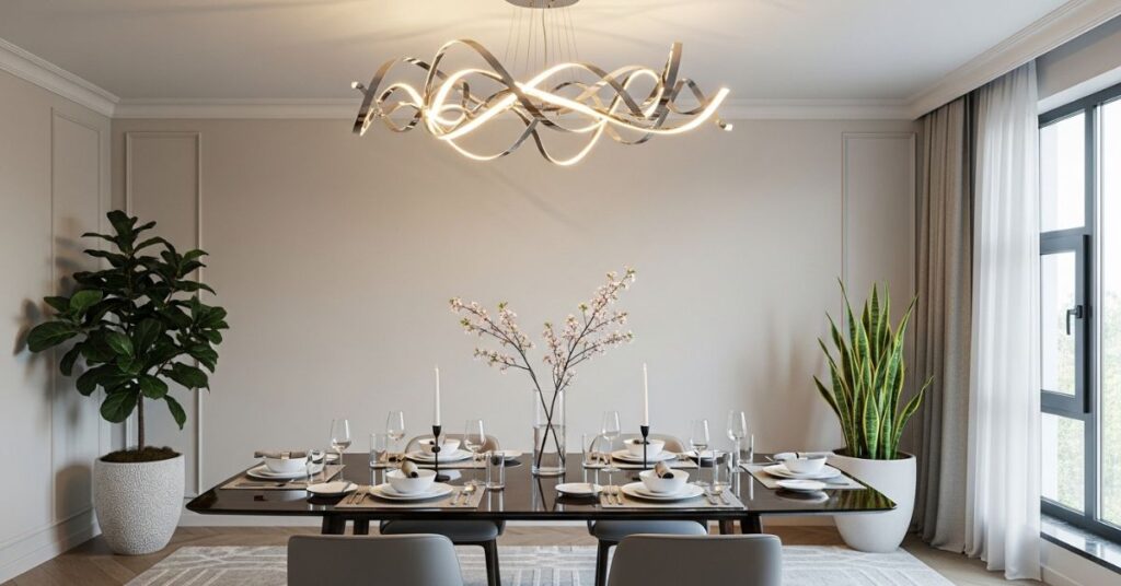 Sculptural & Artistic Ceiling Fixtures