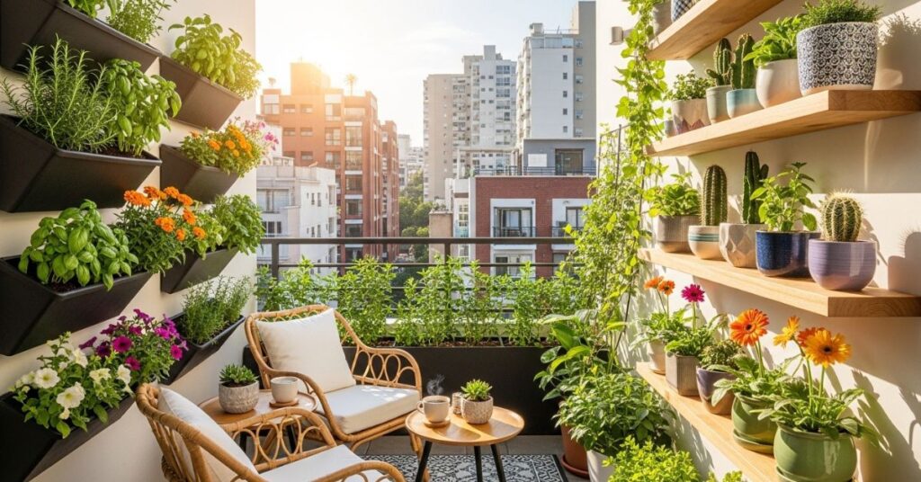 Small Rooftop Garden for Apartments