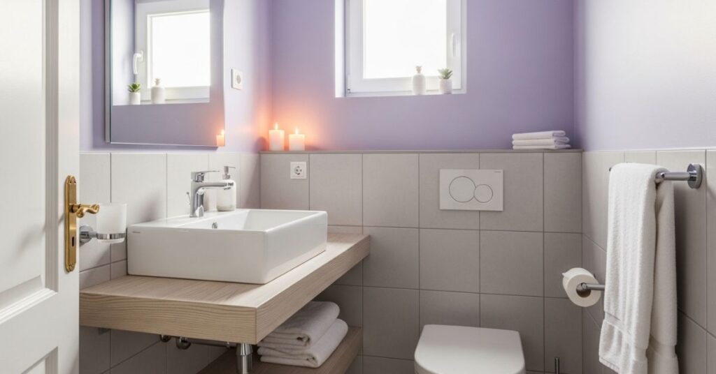 Soft Lavender and Gray Calmness