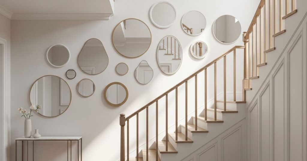 Statement Mirror Wall for Depth