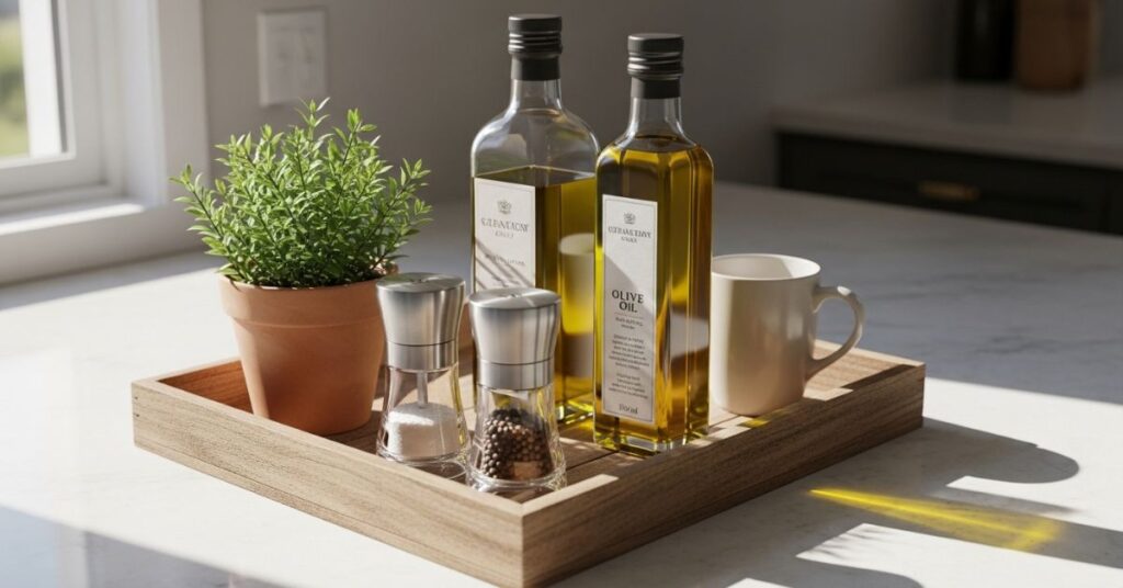 Tray Displays for Counter Organization