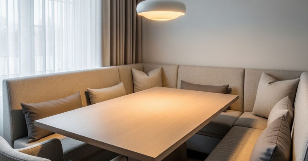 Upholstered Banquette Seating Style