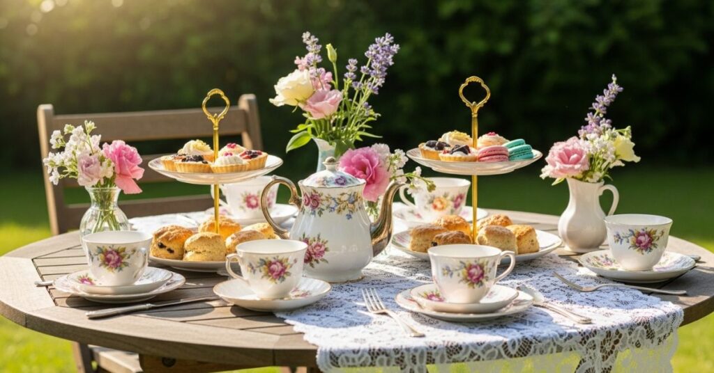 Vintage Tea Party Garden Theme