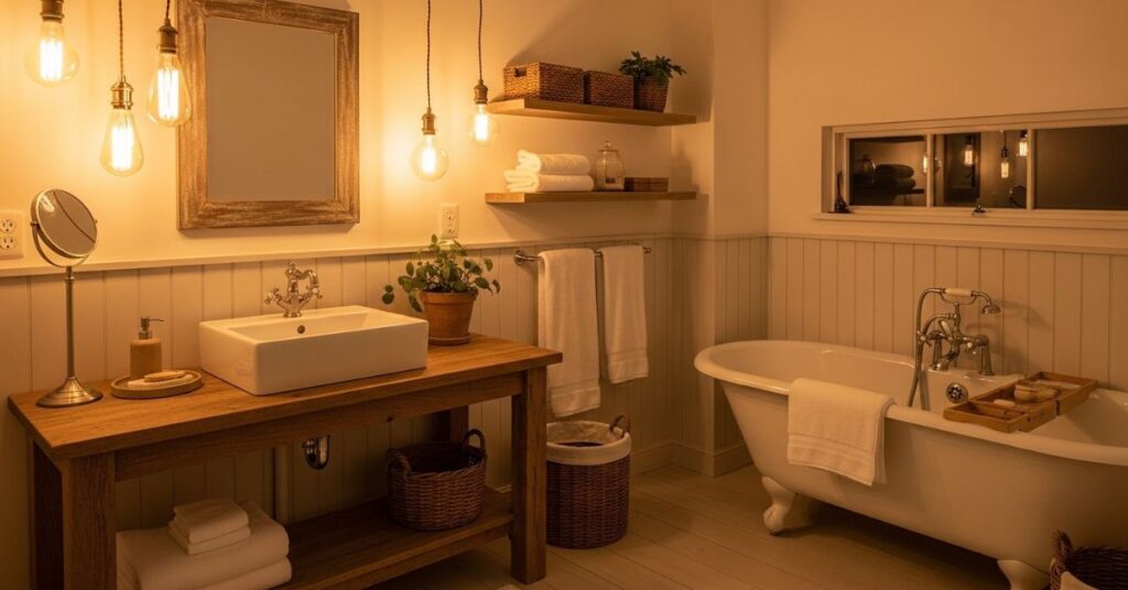 Warm Edison Bulb Lighting Glow