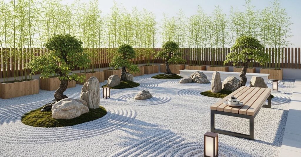 Zen Rooftop Garden