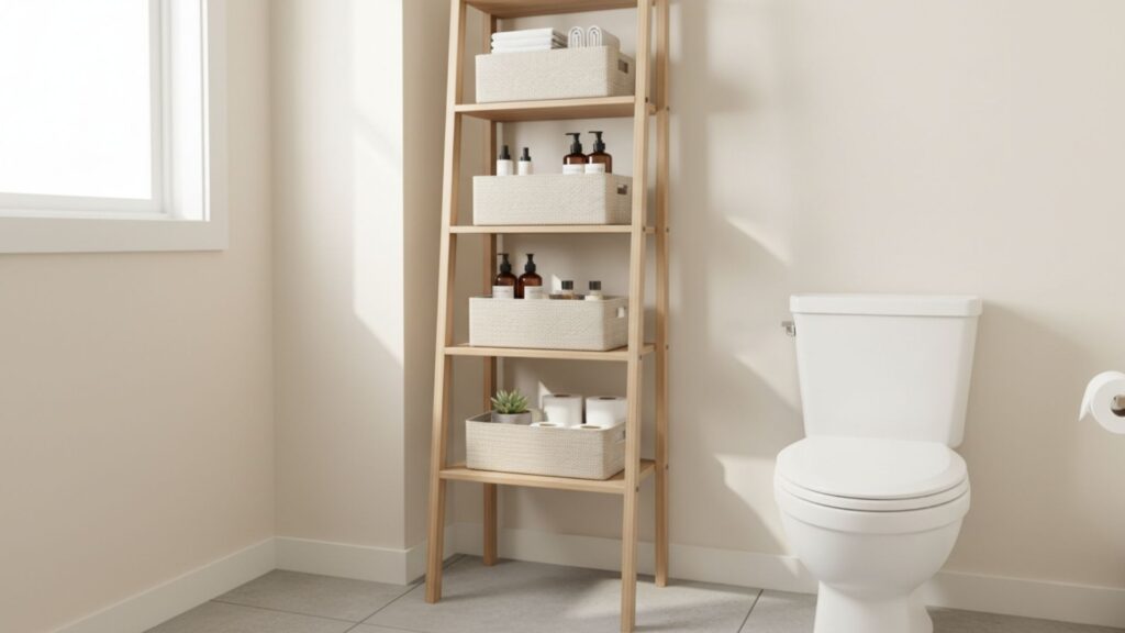Add an Over-the-Toilet Storage Unit