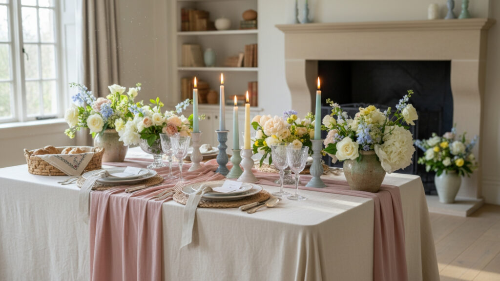 Add Seasonal Candles and Soft Lighting