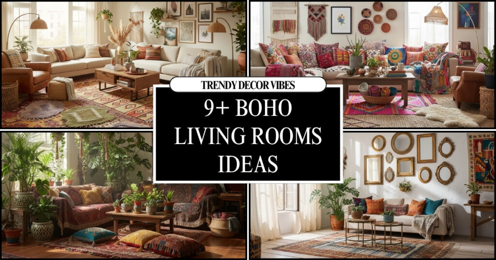 boho living rooms