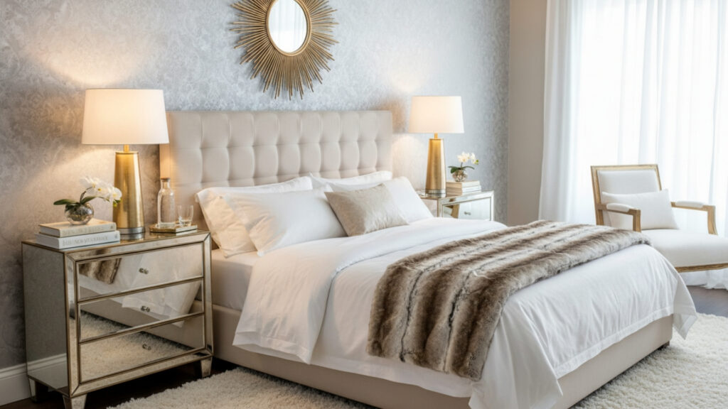 Chic Nightstands and Accessories for Balanced Styling