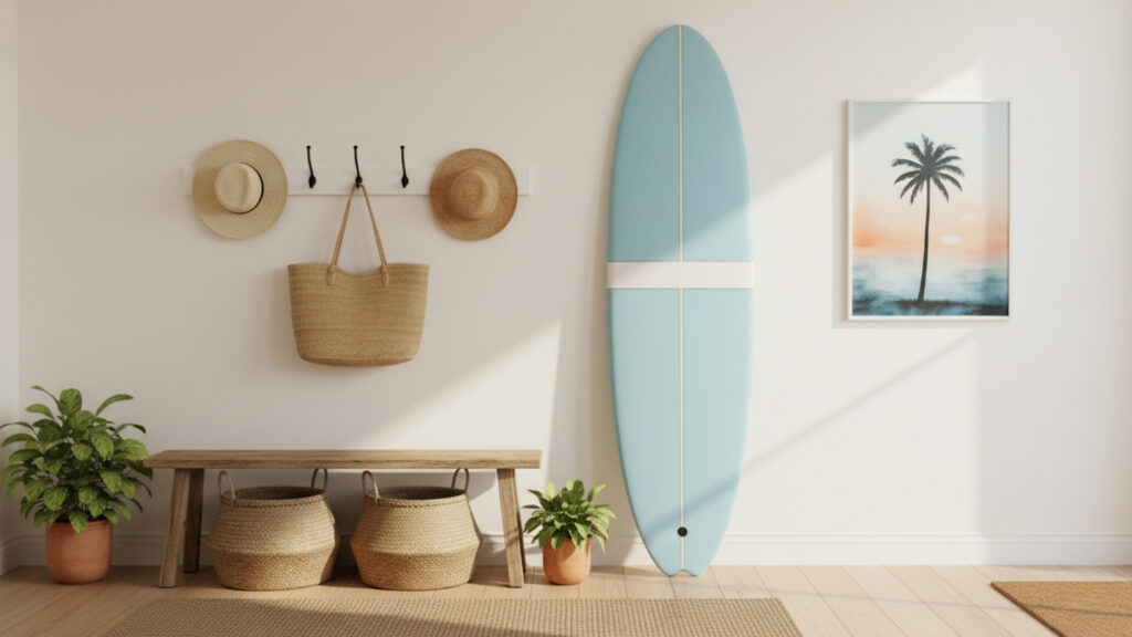 Create a Beach Style Entryway Display