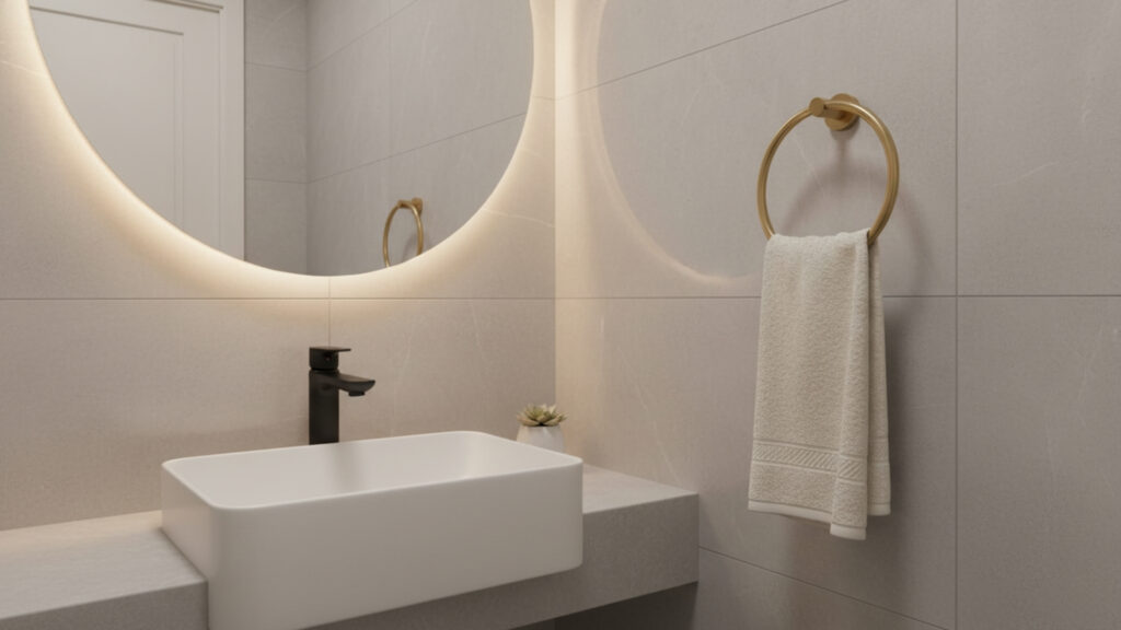 Decorative Towel Rings for Compact Spaces