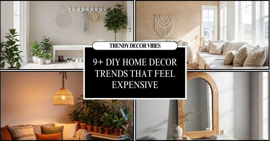 DIY home decor trends
