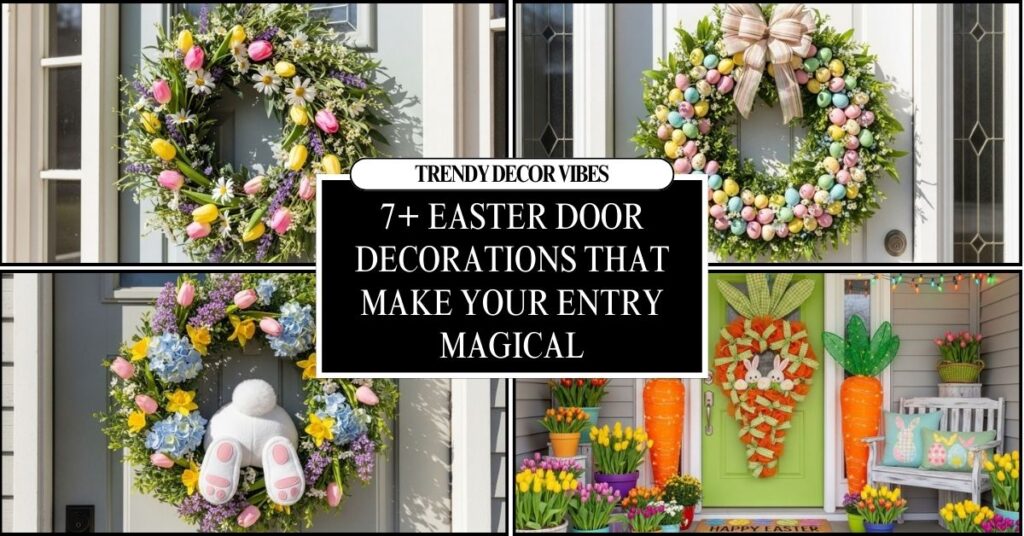 easter door decorations