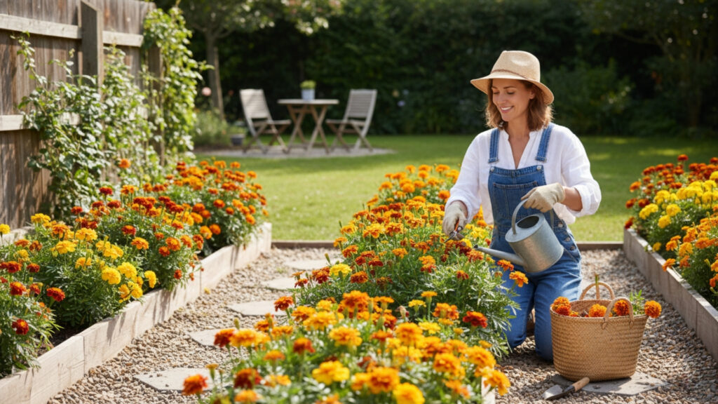 Easy Maintenance Makes Marigolds Ideal Garden Plants
