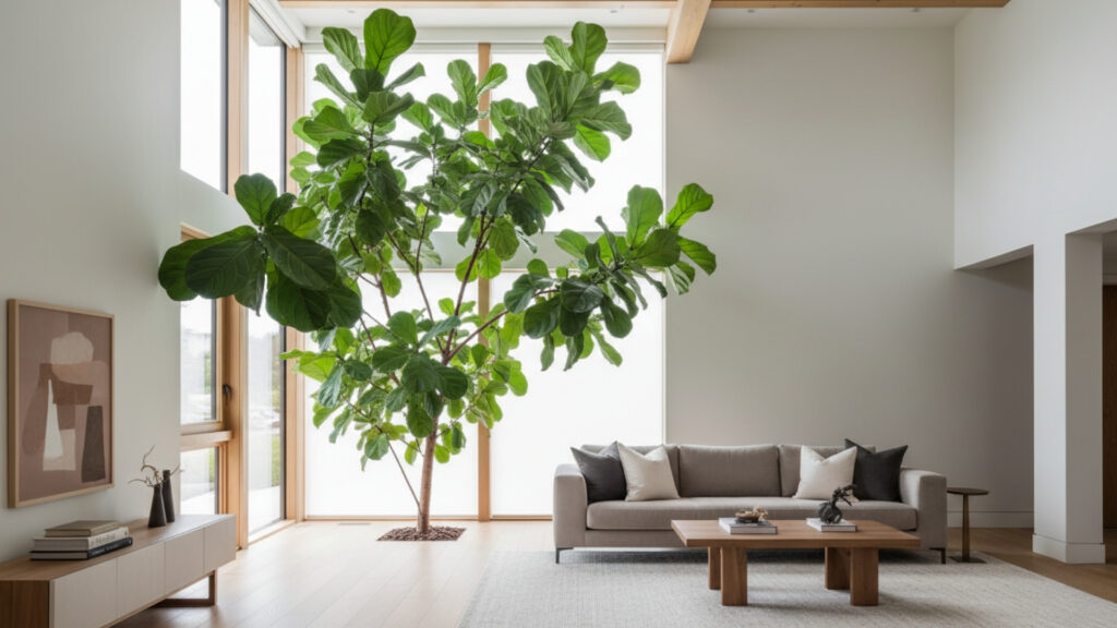 Fiddle Leaf Fig for Bold Statement and Indoor Elegance