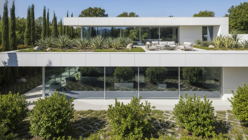 Flat Roof Designs for Minimalist Modern Homes