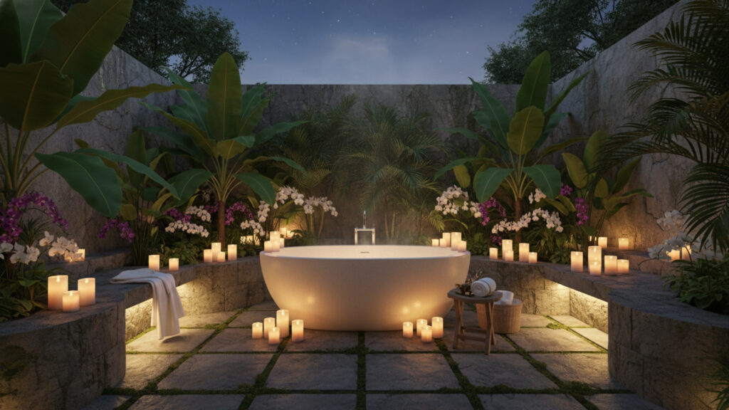 Freestanding Bathtubs as Statement Outdoor Features
