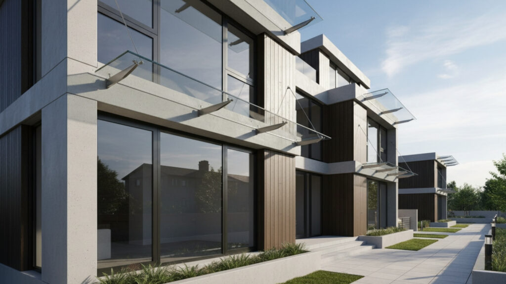 Glass Window Awnings for a Contemporary Look