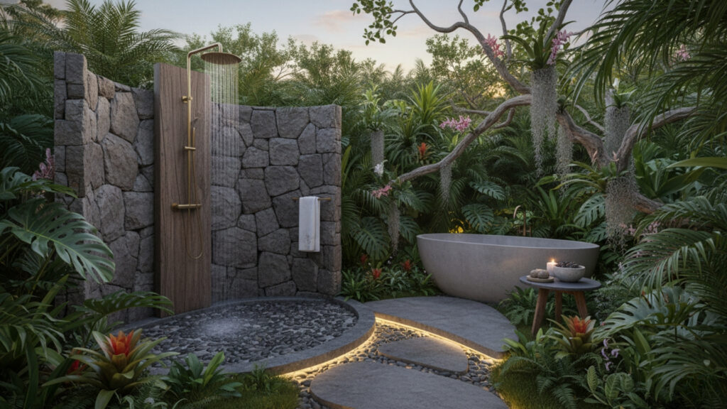 Greenery and Garden Integration in Bathroom Design