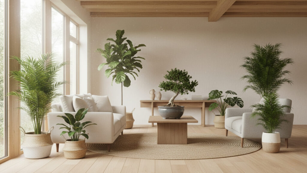 reenery and Indoor Plants for Natural Touch