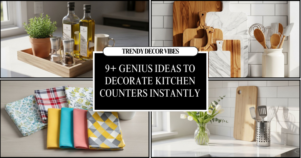 ideas to decorate kitchen counters
