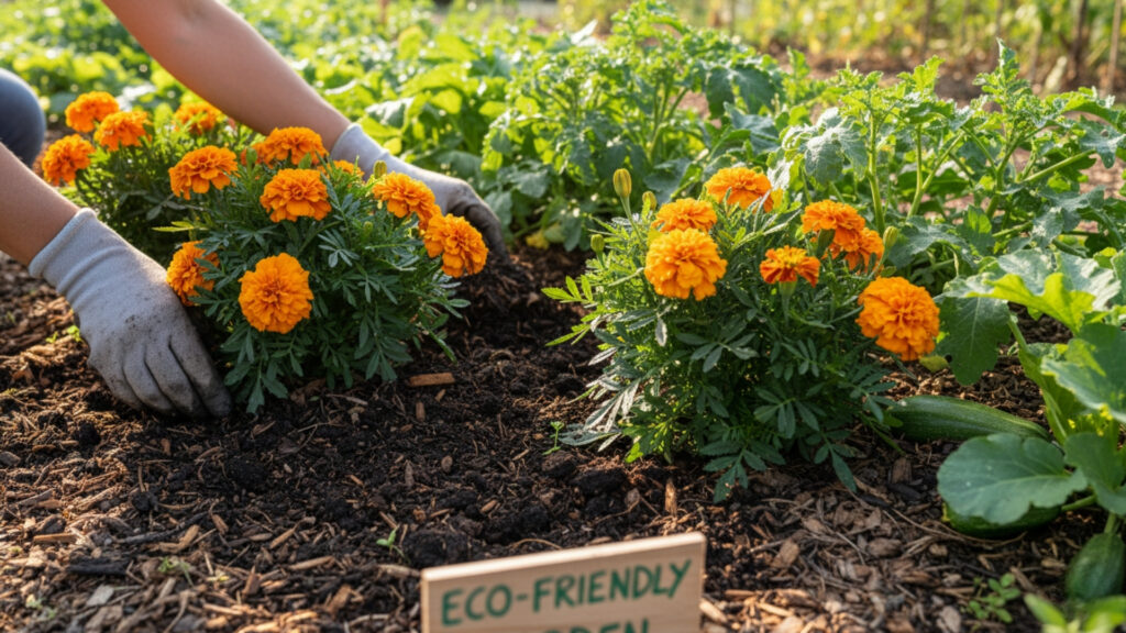 Improving Soil Health with Marigold Planting
