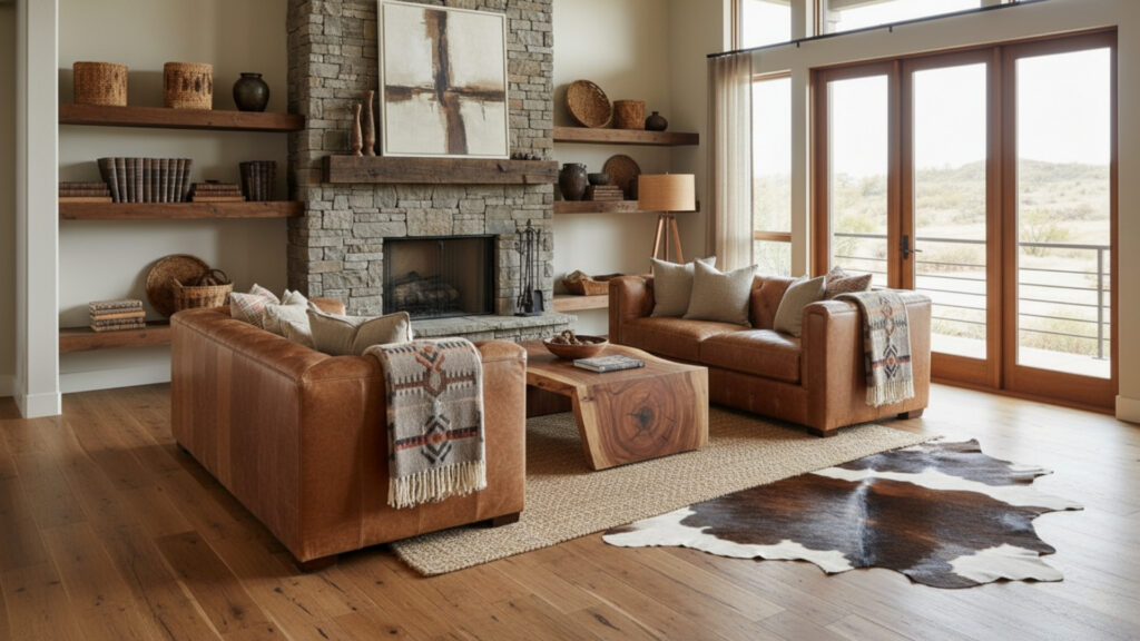Incorporating Natural Materials Like Wood, Stone, and Leather