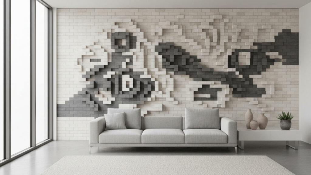Jenga Block Wall Art and Sculptures