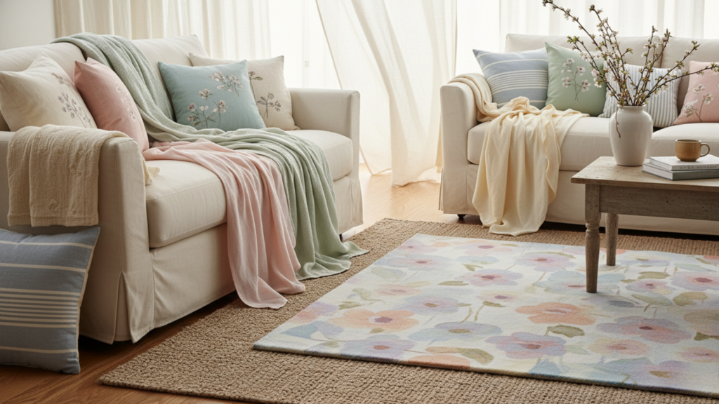 Layered Textiles to Add Comfort and Seasonal Style