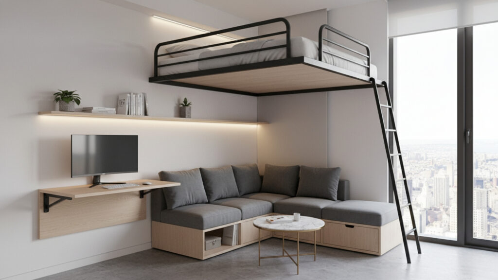Loft Beds for Space Optimization in Compact Living Areas