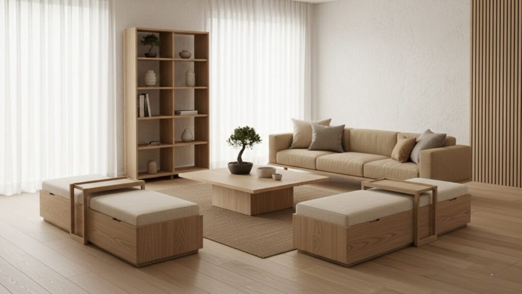 Low Tables and Multipurpose Furniture