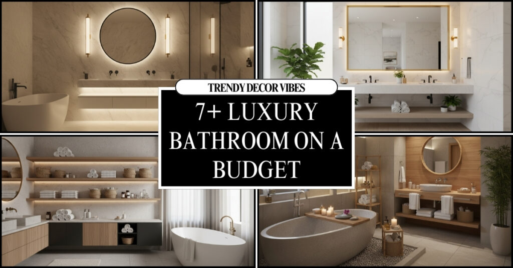 luxury bathroom on a budget
