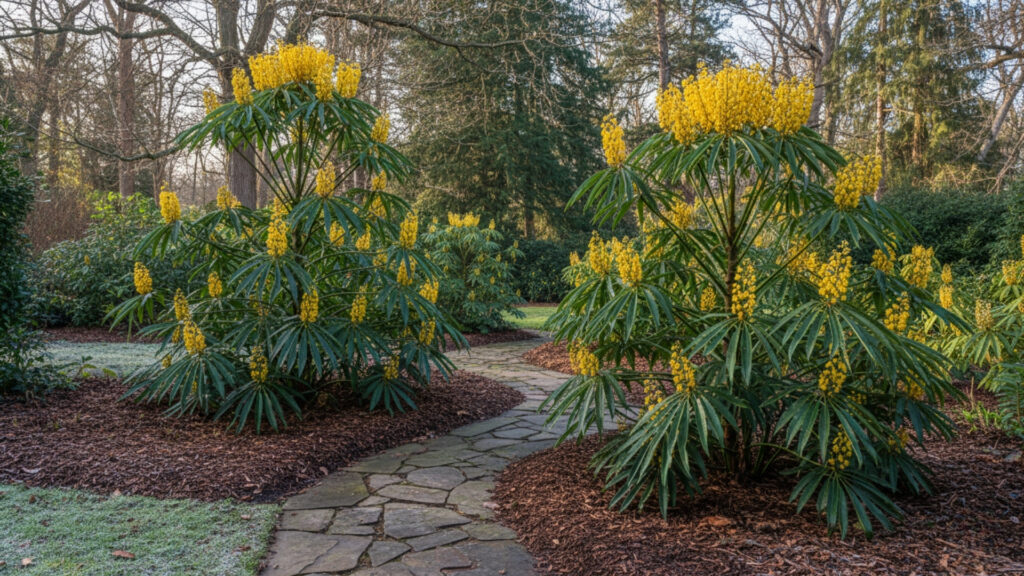 Mahonia for Bold Foliage and Bright Yellow Flowers