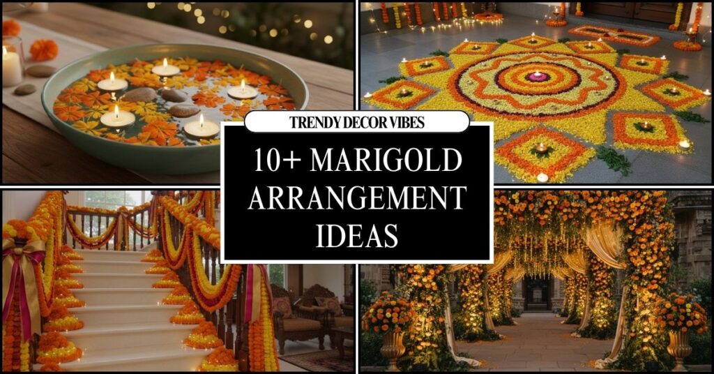 Marigold Arrangement Ideas: Bright & Festive Floral Decor