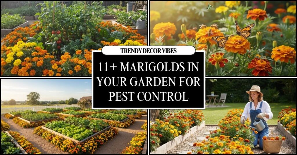 Marigolds in Your Garden for Pest Control