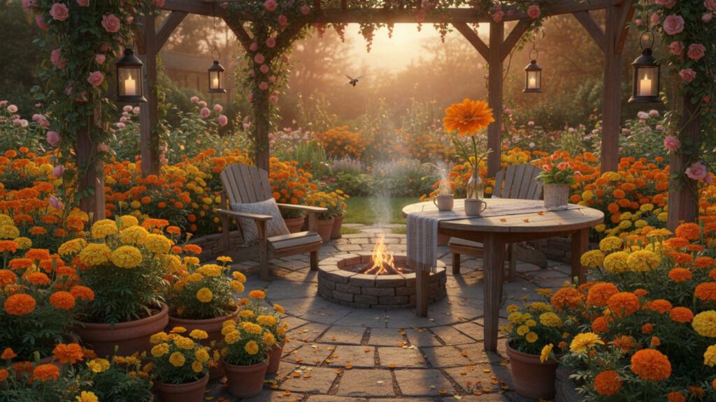 Marigolds Reduce Mosquito and Flying Insects