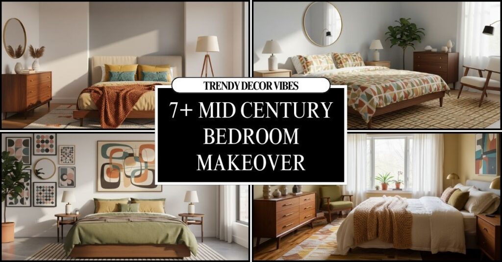 Mid Century Bedroom Makeover