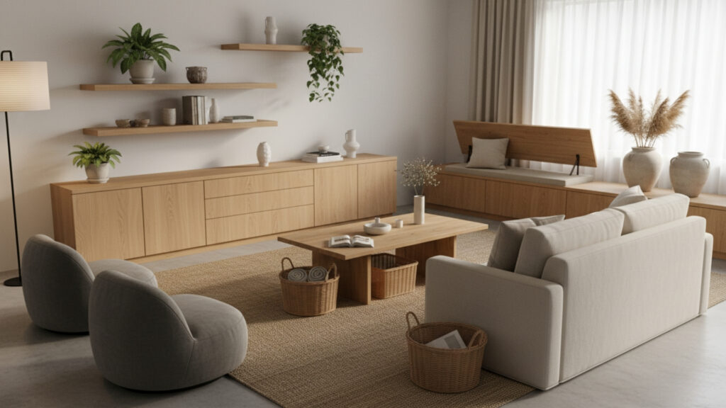 Minimalist Storage Solutions for Clutter-Free Space