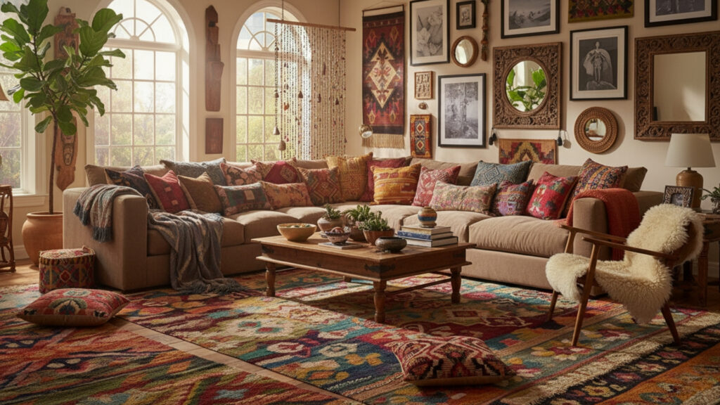 Mix Vibrant Colors and Eclectic Patterns to Energize Your Space