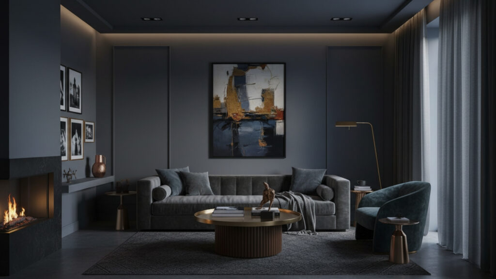 Moody Dark Tones for Dramatic and Elegant Spaces